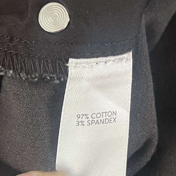 NWT J Jill Corduroy Pant 2X Black Elastic Waist Pull On Pockets Stretch Work - Picture 11 of 12